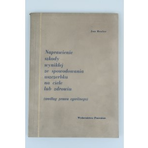 REZLER JAN Náhrada škody vzniklé v důsledku újmy na zdraví (podle občanského práva)