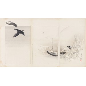 Watanabe Seitei (1851-1918), Ravens, Tokyo, 1891