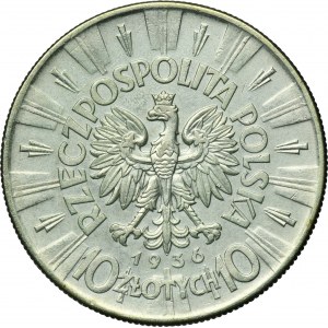 Piłsudski, 10 złotych 1936