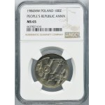 100 gold 1984 40 years of communist Poland - NGC MS65