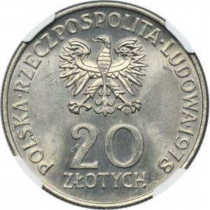 20 zlatých 1978 První pól ve vesmíru - NGC MS65