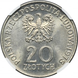 20 złotych 1978 Pierwszy Polak w kosmosie - NGC MS65