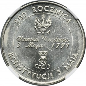 10.000 złotych 1991 200 Rocznica Konstytucji 3 Maja - NGC MS64
