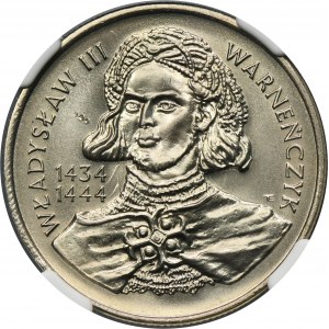 10.000 złotych 1992 Władysław III Warneńczyk - NGC MS64