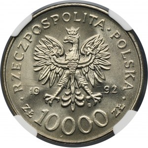 10 000 zlatých 1992 Wladyslaw III Varnañczyk - NGC MS64