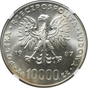 10.000 złotych 1987 Jan Paweł II - NGC MS64