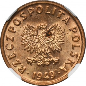 5 pennies 1949 - NGC MS63 RD