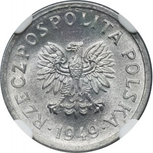 10 pennies 1949 Aluminum - NGC MS64