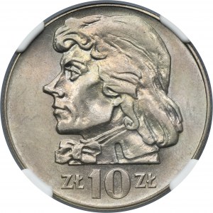 10 złotych 1970 Kościuszko - NGC MS64