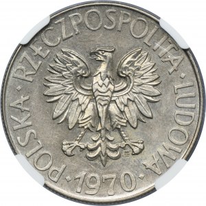 10 złotych 1970 Kościuszko - NGC MS64
