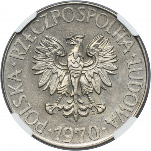 10 zlatých 1970 Kosciuszko - NGC MS64