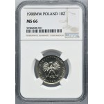 10 złotych 1988 - NGC MS66