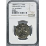 100 zlotých 1988 70. výročie Veľkého poľského povstania - NGC MS65