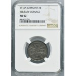 Ost, 2 Kopeck Berlin 1916 A - NGC MS62