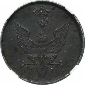 Regno di Polonia, 10 fenig 1917 - NGC MS62