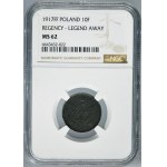 Königreich Polen, 10 Fenig 1917 - NGC MS62