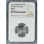 Ost, 1 Kopiejka Hamburg 1916 J - NGC MS64