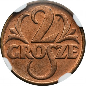 2 grosze 1939 - NGC MS65 RB