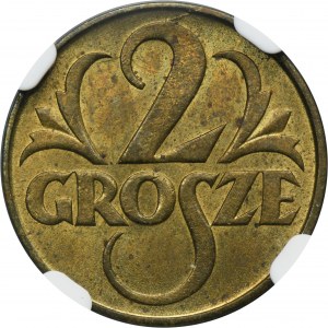 2 grosze 1923 - NGC MS63