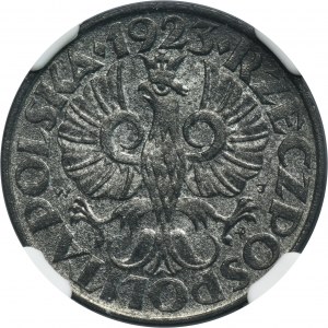 Gouvernement général, 20 pennies 1923 - NGC MS65
