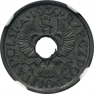Gouvernement général, 5 pennies 1939 - NGC MS64
