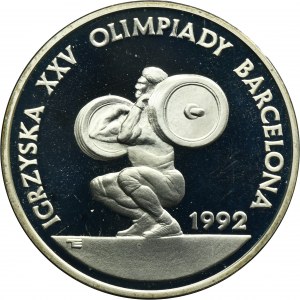 200.000 złotych 1991 Igrzyska XXV Olimpiady Barcelona 1992 - Podnoszenie ciężarów
