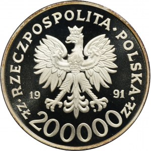 200 000 PLN 1991 200e anniversaire de la Constitution du 3 mai