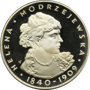 100 zloty 1975 Helena Modrzejewska