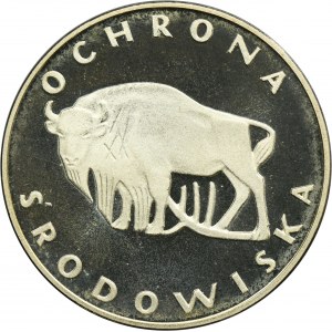 100 zloty 1977 Environmental Protection Bison