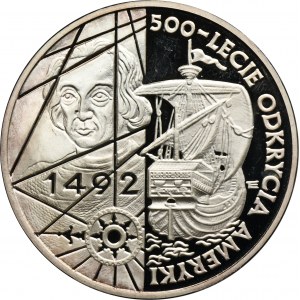 200.000 złotych 1992 500-lecie odkrycia Ameryki