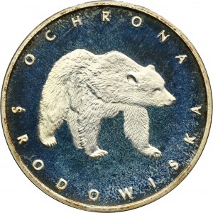 100 złotych 1983 Ochrona Środowiska Niedźwiedź