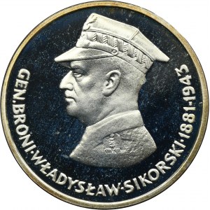 100 zlatých 1981 Generálporučík Władysław Sikorski
