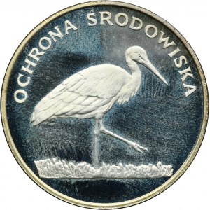 100 PLN 1982 Environmental Protection Stork