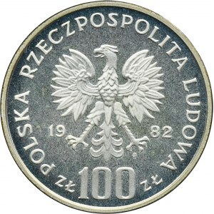 100 złotych 1982 Ochrona Środowiska Bocian