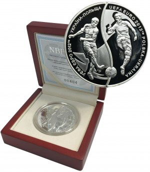 Zestaw, 10 złotych i 10 Hrywien 2012 UEFA (2 szt.)