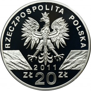 20 złotych 2011 Borsuk