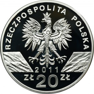 20 złotych 2011 Borsuk
