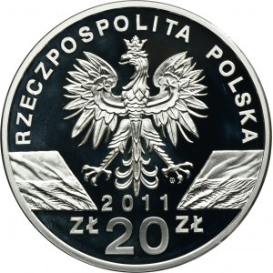20 złotych 2011 Borsuk