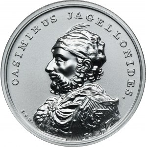 Skarby Stanisława Augusta, 50 złotych 2015 Kazimierz Jagiellończyk