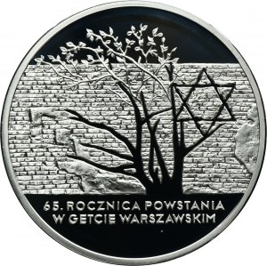 20 PLN 2008 65. Jahrestag des Aufstands im Warschauer Ghetto