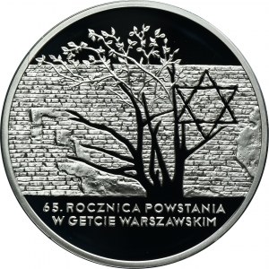 20 złotych 2008 65. Rocznica Powstania w Getcie Warszawskim