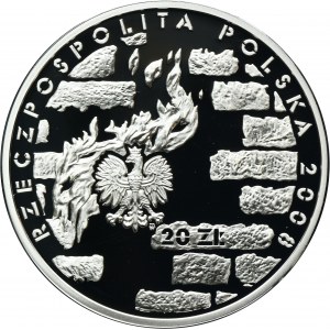 20 PLN 2008 65. výročie povstania vo varšavskom gete