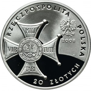 20 złotych 2008 90. Rocznica Odzyskania Niepodległości