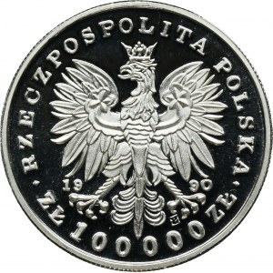 MAŁY TRYPTYK, 100.000 złotych 1990 Piłsudski