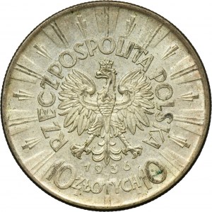 Piłsudski, 10 złotych 1936