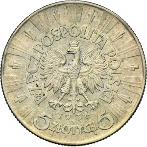 Piłsudski, 5 złotych 1936