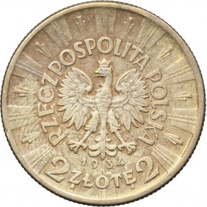 Piłsudski, 2 złote 1934