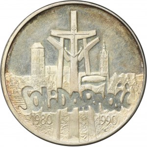 100,000 PLN 1990 Solidarity - TYPE A