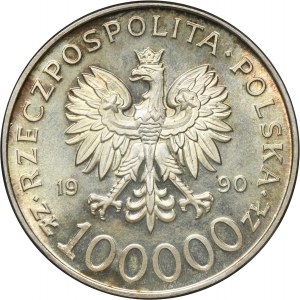 PLN 100.000 1990 Solidarietà - TIPO A
