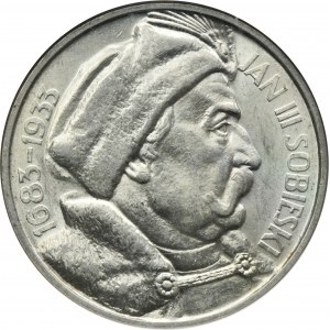 Sobieski, 10 złotych 1933 - NGC MS62